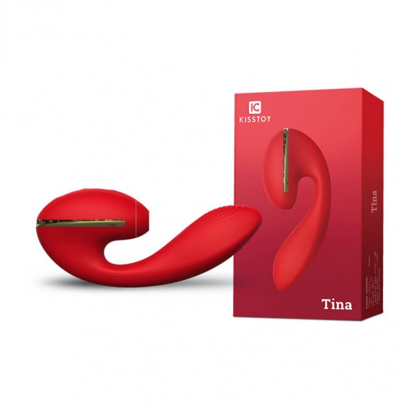 KISS TOY - Tina Warming Clit Suck Vibrator (Chargeable - Red)